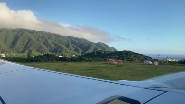 八丈島飛行機